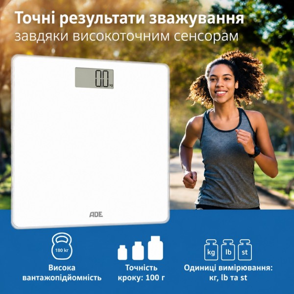 Фото - Ваги підлогові ADE Amina BE2306-2 білі
